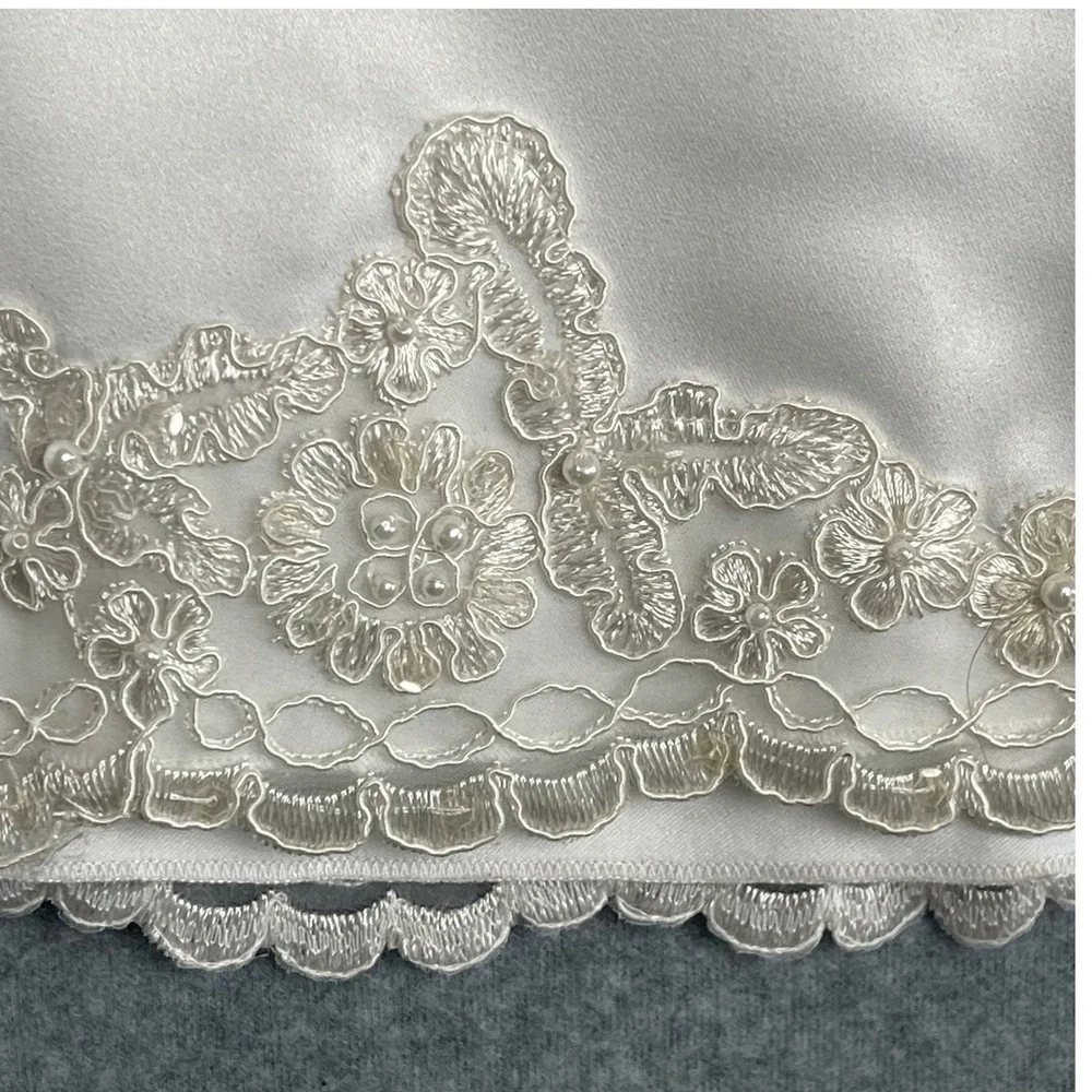 Jellybean Miami Girls New White Lace Communion Flower‎ Girl Dress Plus Size 12.5